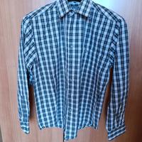 Camicia manica lunga quadretti rosa azzurro