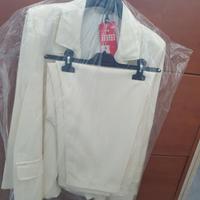tailleur bianco nuovo