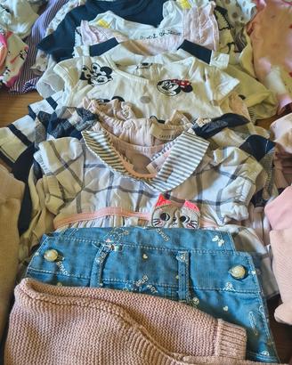 vestiti bambina estate autunno 0-6mesi