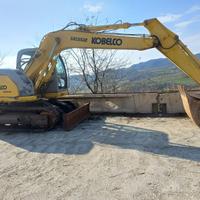 Miniescavatore kobelco sk 135sr