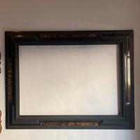 Cornice Antica 130x100 Legno- Intarsi in radica