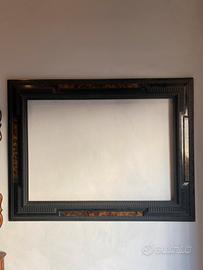 Cornice Antica 130x100 Legno- Intarsi in radica