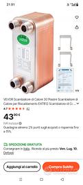 SCAMBIATORE DI CALORE vevor a piastre