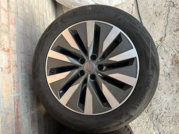 CERCHIO IN LEGA ORIGINALE AUDI DA 18”+ PNEUMATICO