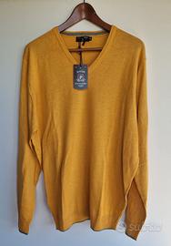 Cotton & Silk  Maglione ocra, taglia XXL