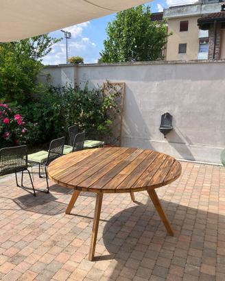 Tavolo in legno da giardino