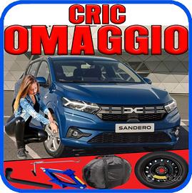 Ruotino Di Scorta 4Fori Da 16 Dacia Sandero kit