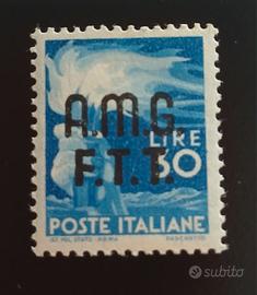 1947/48 AMGFTT 30 lire MNH con firma