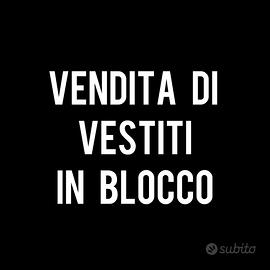 Vestiti in blocco