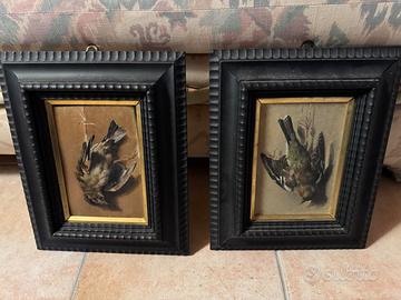 Quadretti dipinti su legno anni '30