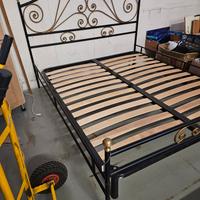 letto matrimoniale in ferro battuto 