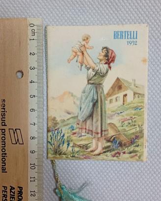 CALENDARIETTO BERTELLI 1952