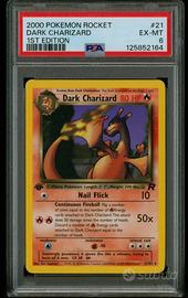 Dark charizard psa 6  1a edizione
