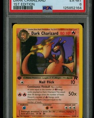 Dark charizard psa 6  1a edizione