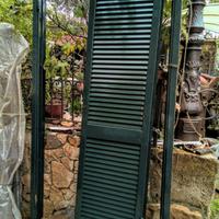 balcone in ferro pesante a due ante 