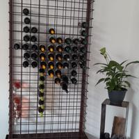 porta bottiglie in ferro 