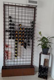porta bottiglie in ferro 