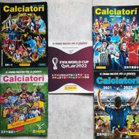Album Calciatori Panini (21/22 a 24/25) + Qatar 22