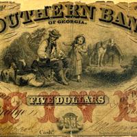 Stati Uniti 5 Dollari Southern Bank su carta