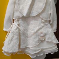 abito cerimonia battesimo /matrimonio bimba 6 mesi