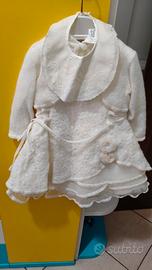 abito cerimonia battesimo /matrimonio bimba 6 mesi