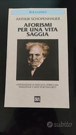 SCHOPENHAUER libro "Aforismi per una vita saggia"
