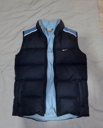 Giubotto taglia XS nike blu e nero smanicato