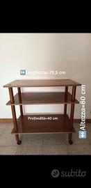 Porta TV in legno