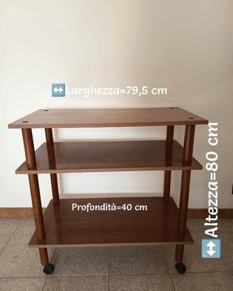 Porta TV in legno