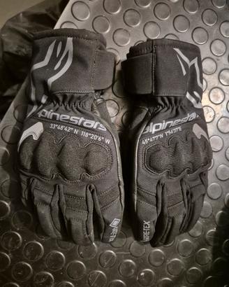 Guanti moto alpinestars gore tex 