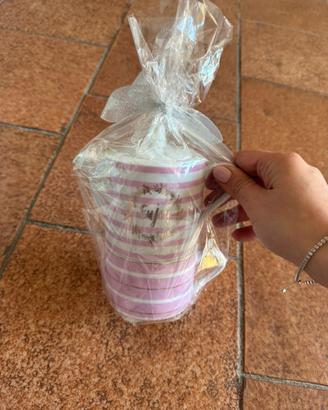 Set Tazzine Rosa “Enjoy”