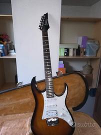 chitarra Ibanez elettrica con custodia rigida 