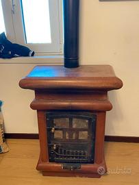 Stufa a legna in terracotta