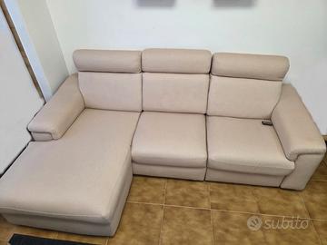 Divano elettrico sfoderabile  3 posti