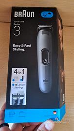 Braun Series 3 AIO3 Regolabarba 4in1

