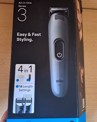 Braun Series 3 AIO3 Regolabarba 4in1

