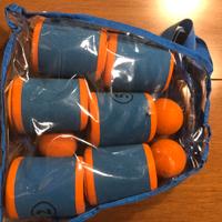 Bowling con barattoli morbidi