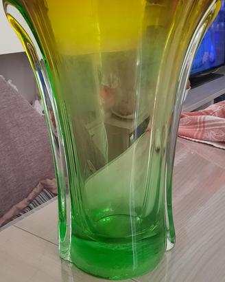 Vaso vetro murano anni 70