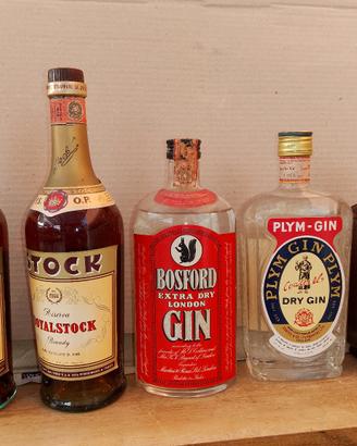  bottiglie collezione liquore vintage 