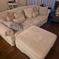 Divano artigianale tre posti con penisola 2,6metri