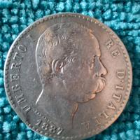 Moneta Umberto I 2 lire 1887