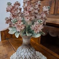 Vaso con fiori Capodimonte