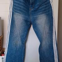 jeans baggy 3 strisce