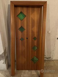 Porta con vetro murano