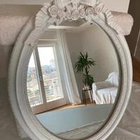 Specchio da parete motivo floreale