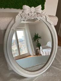 Specchio da parete motivo floreale