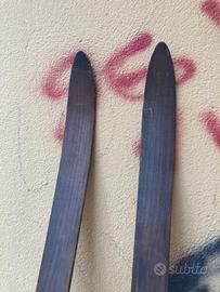 Sci in legno epoca vintage
