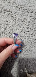 anello con ametista