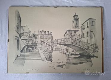 STAMPA SERIE RIO VENEZIA DI ERNANI COSTANTINI