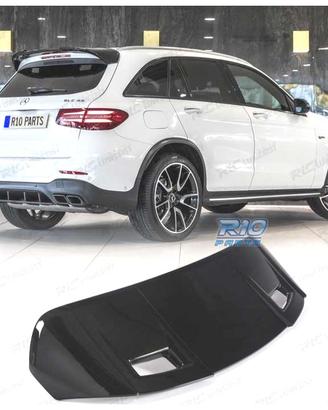 SPOILER MERCEDES GLC X253 SUV LOOK AMG NERO LUCIDO